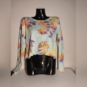 Long sleeve tie-dye tshirt